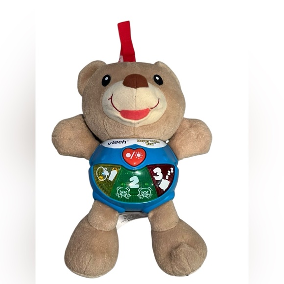 VTech Happy Lights Bear Plush Toy - Picture 1 of 2